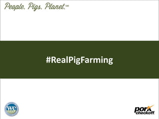 #RealPigFarming
 