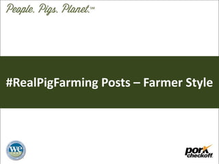 #RealPigFarming Posts – Farmer Style
 