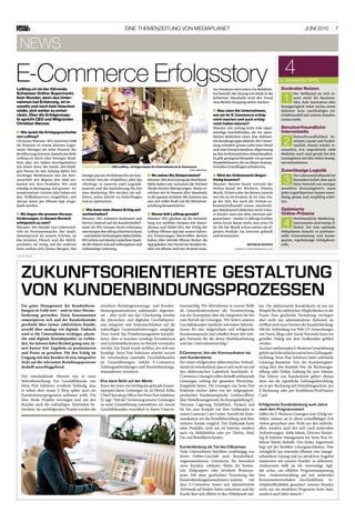 EiNE ThEMENzEiTuNg voN MEDiAplANET                                                                                       juNi 2010 · 7


  news

e-Commerce erfolgsstory                                                                                                                                                         4
                                                                                                                                                                              C. WAnnerS tippS
leshop.ch ist der führende                                                                                                       res Umsatzes wird schon via Mobiltele-       Konkreter nutzen
schweizer online-supermarkt.                                                                                                     fon bestellt. Der Einzug von iPads in die           Der Webkanal an sich er-
Kein wunder, denn das unter-
nehmen hat erfahrung, ist in-
                                                                                                                                 Schweizer Haushalte wird den Trend
                                                                                                                                 zum Mobile Shopping weiter stärken.
                                                                                                                                                                                1    setzt nicht die Business-
                                                                                                                                                                                     Idee. Jede Innovation oder
novativ und noch kein bisschen                                                                                                                                                Einzigartigkeit nützt nichts, wenn
müde, sich weiter zu entwi-                                                                                                      ■■ was raten sie unternehmen,                dahinter kein nachhaltiges Ge-
ckeln. über die erfolgsrezep-                                                                                                    wie sie ihr e-commerce erfolg-               schäftsmodell mit echtem Kunden-
te spricht ceo und Mitgründer                                                                                                    reich machen und auch erfolg-                nutzen steht.
christian wanner.                                                                                                                reich halten können?
                                                                                                                                 Wanner: Am Anfang steht eine eigen-          benutzerfreundliche
■■ wie lautet die erfolgsgeschichte                                                                                              ständige Geschäftsidee, die ein spezi-       internetseite
von leshop?                                                                                                                      fisches Bedürfnis einer klar definier-              Nutzerfreundlichkeit be-
Christian Wanner: Wir starteten 1998
als Pioniere in einem kleinen Lager-
                                                                                                                                 ten Kundengruppe abdeckt. Die Umset-
                                                                                                                                 zung erfordert grosse Liebe zum Detail
                                                                                                                                                                                2     stimmt Layout und Funkti-
                                                                                                                                                                                      onalität. Immer wieder er-
raum. Weniger als zehn Prozent der                                                                                               und eine kompromisslose Abgrenzung           staunlich, wie unpraktisch viele
Bevölkerung nutzten damals das Web.                                                                                              zu den herkömmlichen Absatzkanälen.          Websites noch sind gerade bei den
LeShop.ch hatte eine bewegte Kind-                                                                                               Es gibt genügend Beispiele von grossen       Luxusgütern mit den vielen beweg-
heit, aber wir haben durchgehalten.                                                                                              Handelshäusern, die an diesen konzep-        ten Animationen.
Ein fester Kern des heute 200-köpfi-    chrisTian wanner. ceo leshop – erfolgsrezepte für unternehmen im e-commerce.             tionellen Grundfragen scheiterten.
gen Teams ist seit Anfang dabei. Ein                                                                           foto: leshoP.ch                                                Zuverlässige logistik
wichtiger Meilenstein war die Part-     zwingt uns zur Perfektion bis ins letz-    ■■ wo sehen sie stolpersteine?                ■■ wird der onlinemarkt länger-                       Der Lebensmittelhandel ist
nerschaft mit Migros. Seit 2004 ver-
kaufen wir ihre Produkte. Wir sind
                                        te Detail. Von der «Usability», über das
                                        «Picking» in unseren zwei Logistik-
                                                                                   Wanner: Mit dem Einzug des Breitband-
                                                                                   Webs haben wir technisch die höchste
                                                                                                                                 fristig boomen?
                                                                                                                                 Wanner: Bereits heute erreicht der             3      besonders heikel.Aber auch
                                                                                                                                                                                       beim Vertrieb von weniger
ständig in Bewegung, mit grosser In-    zentren und die Auslieferung bis hin       Hürde bereits übersprungen. Heute er-         Online-Kanal bei Büchern, Filmen,            sensiblen Konsumgütern muss
novationslust: Letztes Jahr haben wir   zum Marketing. Wir werden nie auf-         reichen wir 93 Prozent aller Haushalte        Musik, Tickets oder bei Reisen Anteile       jeder Logistikpartner immer zuver-
den Tiefkühlservice eingeführt, seit    hören, jeden Schritt zu hinterfragen       in der ganzen Schweiz. Wir können uns         von bis zu 60 Prozent. Es ist eine Fra-      lässig, genau und sorgfältig arbei-
Januar kann per iPhone-App einge-       und zu optimieren.                         also mit voller Kraft auf die Weiterent-      ge der Zeit, bis auch der Online-Le-         ten.
kauft werden.                                                                      wicklung konzentrieren.                       bensmittelhandel einen zweistelli-
                                        ■■ wie kann man diesen erfolg auf-                                                       gen Marktanteil abdecken wird. Unse-         optimierte
■■ wo liegen die grossen heraus-        rechterhalten?                             ■■ woran feilt leshop gerade?                 re Kinder sind mit dem Internet auf-         online-präsenz
forderungen, in diesem bereich          Wanner: Wir stimmen Sortiment und          Wanner: Wir glauben an die Entwick-           gewachsen – meine 13-jährige Tochter                Herkömmliche Marketing-
erfolgreich zu sein?
Wanner: Der Handel von Lebensmit-
                                        Service laufend auf die Kundenbedürf-
                                        nisse ab. Wir müssen heute erkennen,
                                                                                   lung von mobilen Geräten wie Smart-
                                                                                   phones und Tablet-PCs. Der Erfolg der
                                                                                                                                 weiss heute kaum mehr, was eine CD
                                                                                                                                 ist. Sie hat Musik schon immer als di-
                                                                                                                                                                                4    instrumente sind wenig ef-
                                                                                                                                                                                     fizient. Für eine optimale
teln ist Vertrauenssache. Der Quali-    was morgen den Alltag erleichtern kann     LeShop-iPhone-App hat unsere kühns-           gitales Produkt via Internet gekauft         Webpräsenz braucht es professio-
tätsanspruch an unsere Früchte, an      – und welche Technologien dabei helfen.    ten Erwartungen übertroffen. Bereits          und konsumiert.                              nelle Unterstützung und konse-
das Gemüse, Fleisch und die Milch-      Wir achten auf absolut makellose Quali-    haben über 100 000 iPhone-Nutzer die                                                       quente, regelmässige Erfolgskont-
produkte, ist riesig. Auf der anderen   tät der Waren und auf reibungslose und     App geladen. Ein Viertel der Kunden be-                              nathalie schoch       rolle.
Seite stehen sehr kleine Margen. Das    vollständige Lieferung.                    sitzt ein iPhone und vier Prozent unse-                     redaktion.ch@mediaplanet.com

publireportAge




    ZUKUNFTSORIENTIERTE GESTALTUNG
    VON KUNDENBINDUNGSPROZESSEN
    Ein gutes Management der Kundenbezie-           einzelnen Kundengewinnungs- und Kunden-              hmenserfolg. Wir übernehmen in unserer Rolle           len. Die elektronische Kundenkarte ist nur ein
    hungen ist Gold wert – und zu einer Heraus-     bindungsmassnahmen aufeinander abgestim-             als Generalunternehmer die Verantwortung,              Beispiel für die zahlreichen Möglichkeiten in der
    forderung geworden. Denn Konsumenten            mt – aber nicht nur das: Gleichzeitig wurden         von der Konzeption über die Integration bis hin        Praxis. Eine geschickte Vernetzung verringert
    emanzipieren sich und der Kundenkontakt         die physischen und digitalen Geschä sproz-           zum Betrieb der Lösungen. Wir liefern unseren          aber nicht nur administrativen Aufwand, sie
    geschieht über immer zahlreichere Kanäle,       esse integriert und Systemarchitektur auf die        Geschä skunden sämtliche relevanten Informa-           erö net auch neue Formen der Kundenbindung.
    sowohl über analoge wie digitale. Dadurch       zukün igen Gesamtanforderungen ausgelegt.            tionen für eine zielgerichtete und erfolgreiche        Mit der Anbindung von Web 2.0-Anwendungen
    wird es für Unternehmen wichtiger, physis-      Zwar wurde das Projektmanagement kompliz-            Kundenansprache und scha en ihnen den nöti-            wie Foren, Blogs oder Social Networks kann ein
    che und digitale Kontaktpunkte zu verbin-       ierter, aber es konnten unnötige Investitionen       gen Freiraum für die aktive Marktbearbeitung           gezielter Dialog mit dem Endkunden geführt
    den. Sie müssen dabei exibel genug sein, in-    und Schnittstellenkosten im Betrieb vermieden        und den Unternehmenserfolg.                            werden.
    nert kurzer Zeit Angebote zu positionieren      werden. Ein Trend wurde sichtbar, der sich nun                                                              Zu einer umfassenden E-Business Gesamtlösung
    und Preise zu gestalten. Für den Erfolg im      bestätigt: Swiss Post Solutions arbeitet zurzeit     E-Commerce: Von der Kommunikation bis                  gehört auch die einfache und sichere Zahlungsab-
    Umgang mit den Kunden ist eine integrative      für verschiedene namha e Geschä skunden              zum Kundendienst                                       wicklung. Swiss Post Solutions bietet zahlreiche
    Sicht auf die relevanten Beziehungsprozesse     an Gesamtlösungen, welche E-Commerce,                Für einen erfolgreichen elektronischen Verkauf-        Leistungs-Bausteine: Von der Kundenregistri-
    deshalb ausschlaggebend.                        Zahlungsabwicklungen und Kundenbindungs-             skanal ist entscheidend, dass er sich nicht nur auf    erung über den Bonitäts-Test, die Rechnungss-
                                                    massnahmen vernetzen.                                den elektronischen Ladentisch beschränkt. E-           tellung oder Online Zahlung bis zum Inkasso.
    Der entscheidende Hinweis war in einer                                                               Commerce Lösungen sollen deshalb umfassende            Das Führen von Kundenkonti gehört ebenso
    Nebenbemerkung: Ein Geschä skunde von           Eine klare Sicht auf den Markt                       Leistungen entlang der gesamten Wertschöp-             dazu wie die eigentliche Zahlungsabwicklung,
    Swiss Post Solutions erwähnte beiläu g, dass    Einer, der weiss, wie wichtig das optimale Zusam-    fungskette bieten. Die Lösungen von Swiss Post         sei es per Rechnung mit Einzahlungsschein, per
    er neben dem neuen E-Shop später auch ein       menspiel dieser Leistungen ist, ist Patrick Rolla,   Solutions reichen dabei von der zielgruppens-          E-Rechnung oder per Kreditkarte/PostFinance
    Kundenkartenprogramm au auen wolle. Die         Chief Operating O cer bei Swiss Post Solutions.      pezi schen Kundenansprache (online/o ine)              Card.
    Idee: Beide Projekte vereinigen und mit den     Er sagt: Mit der Vernetzung unserer Leistungen       über Bestellmanagement, Rechnungsstellung/E-
    Kunden auch die zukün igen Aktivitäten be-      zu einer Gesamtlösung unterstützen wir unsere        Payment, Lagerung, Pick&Pack, Versand und              Erfolgreiche Kundenbindung auch Jahre
    trachten. Im nachfolgenden Projekt wurden die   Geschä skunden wesentlich in ihrem Unterne-          bis hin zum Kontakt mit dem Endkunden in               nach dem Programmstart
                                                                                                         einem Customer Care Center. Sowohl die Kom-            Sollen die E-Business Lösungen zum Erfolg ver-
                                                                                                         munikation wie die Bestellabwicklung sind über         helfen, müssen sie in dieser schnelllebigen Zeit
                                                                                                         mehrere Kanäle möglich: Der Endkunde kann              vielem gewachsen sein: Nicht nur den individu-
                                                                                                         seine Produkte nicht nur im Internet, sondern          ellen, sondern auch den sich rasch ändernden
                                                                                                         auch via Mobiltelefon oder per Telefon, Mail,          Anforderungen. Attila Fekete, Director Market-
                                                                                                         Fax und Bestellkarte kaufen.                           ing & Solution Management bei Swiss Post So-
                                                                                                                                                                lutions betont deshalb: Ein hohes Augenmerk
                                                                                                         Kundenbindung als Teil des E-Business                  liegt auf der exiblen Lösungsarchitektur. Dies
                                                                                                         Viele Unternehmen betreiben unabhängig von             ermöglicht uns einerseits e zient eine massge-
                                                                                                         ihrem Online-Geschä auch Kundenbind-                   schneiderte Lösung und ein attraktives Angebot
                                                                                                         ungsmassnahmen: Gutscheine für besonders               zusammen mit unseren Kunden zu de nieren.
                                                                                                         treue Kunden, exklusive Klubs für bestim-              Andererseits stellt sie die notwendige Agil-
                                                                                                         mte Zielgruppen oder bewährte Bonussys-                ität sicher, um e ektive Programmanpassung
                                                                                                         teme. Mit einer geschickten Vernetzung der             bzw. -weiterentwicklung auf sich änderndes
                                                                                                         Kundenbindungsmassnahmen/-systeme            mit       Konsumentenverhalten durchzuführen. Ar-
                                                                                                         dem E-Commerce lassen sich administrative              chitektur exibilität garantiert unseren Kunden
                                                                                                         Aufwände auf beiden Seiten reduzieren und der          nicht nur ein attraktives Programm beim Start,
                                                                                                         Kunde lässt sich e ektiv in den Mittelpunkt stel-      sondern auch Jahre danach.
 