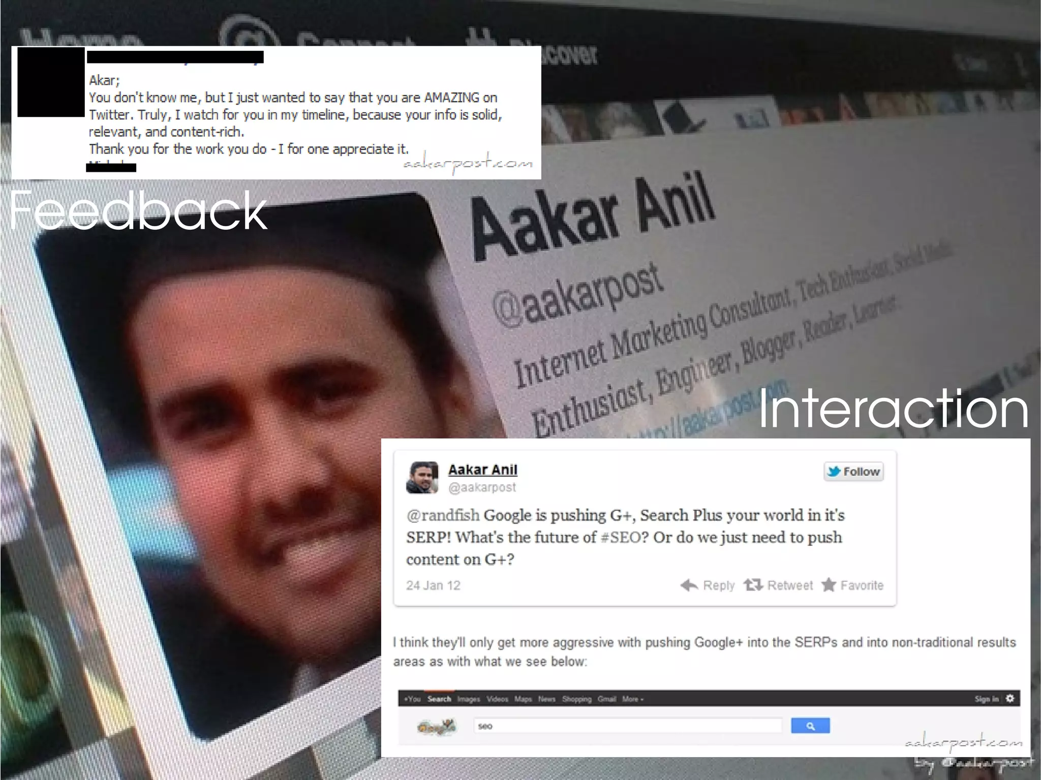 Interaction
Feedback