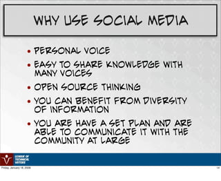 Social Media For Np Os   Rough Draft