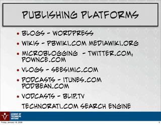 Social Media For Np Os   Rough Draft