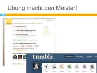 Übung macht den Meister!71