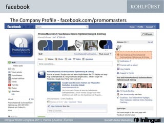 facebookThe Company Profile - facebook.com/promomasters