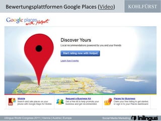 Bewertungsplattformen Google Places (Video)