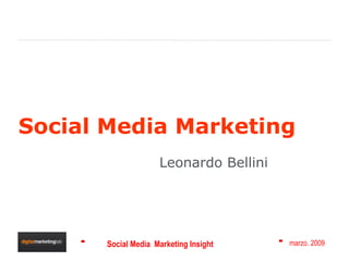 Social Media Marketing Leonardo Bellini 