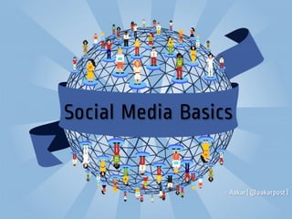 Social Media Basics


                  - Aakar(@aakarpost)
 
