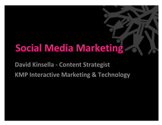 Social Media Marketing in Black and White