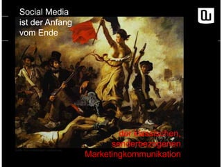 Social Media
ist der Anfang
vom Ende

Quelle: http://endtimepilgrim.org/liberty.jpg

der klassischen,
senderbezogenen
Marketingkommunikation

 