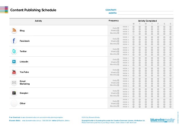 media plan templates