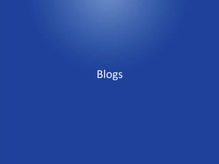 Blogs
 