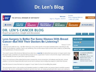 Dr. Len’s Blog
 