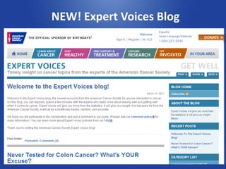 NEW! Expert Voices Blog
 