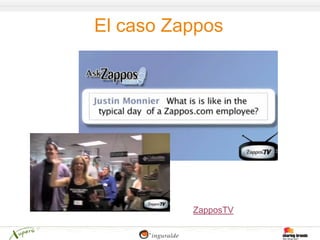 El caso Zappos




          ZapposTV
 