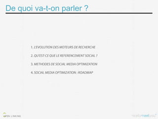 De quoi va-t-on parler ?
 
