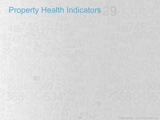 Property Health Indicators 