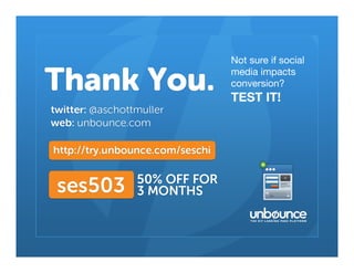 MISSION: Apply these tips, test social proof for
 conversion, and share this presentation so your
     social media plans ...