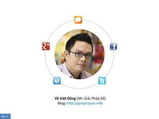 Vũ Việt Dũng (Mr. Giải Pháp Số)
Blog:http://giaiphapso.info
No. 1
 
