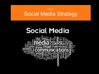Intro to  Social Media Strategy 