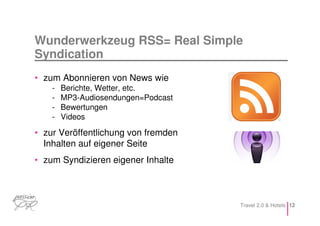 Social Media, Web 2.0 & Hotels