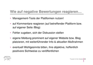 Social Media, Web 2.0 & Hotels