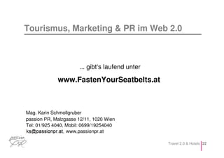 Social Media, Web 2.0 & Hotels