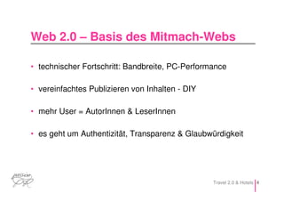 Social Media, Web 2.0 & Hotels