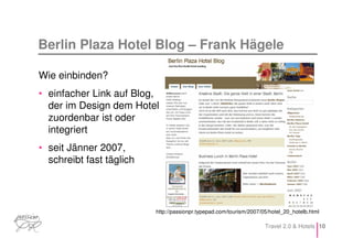 Social Media, Web 2.0 & Hotels