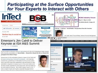 Participating at the Surface Opportunities for Your Experts to Interact with Others<br />