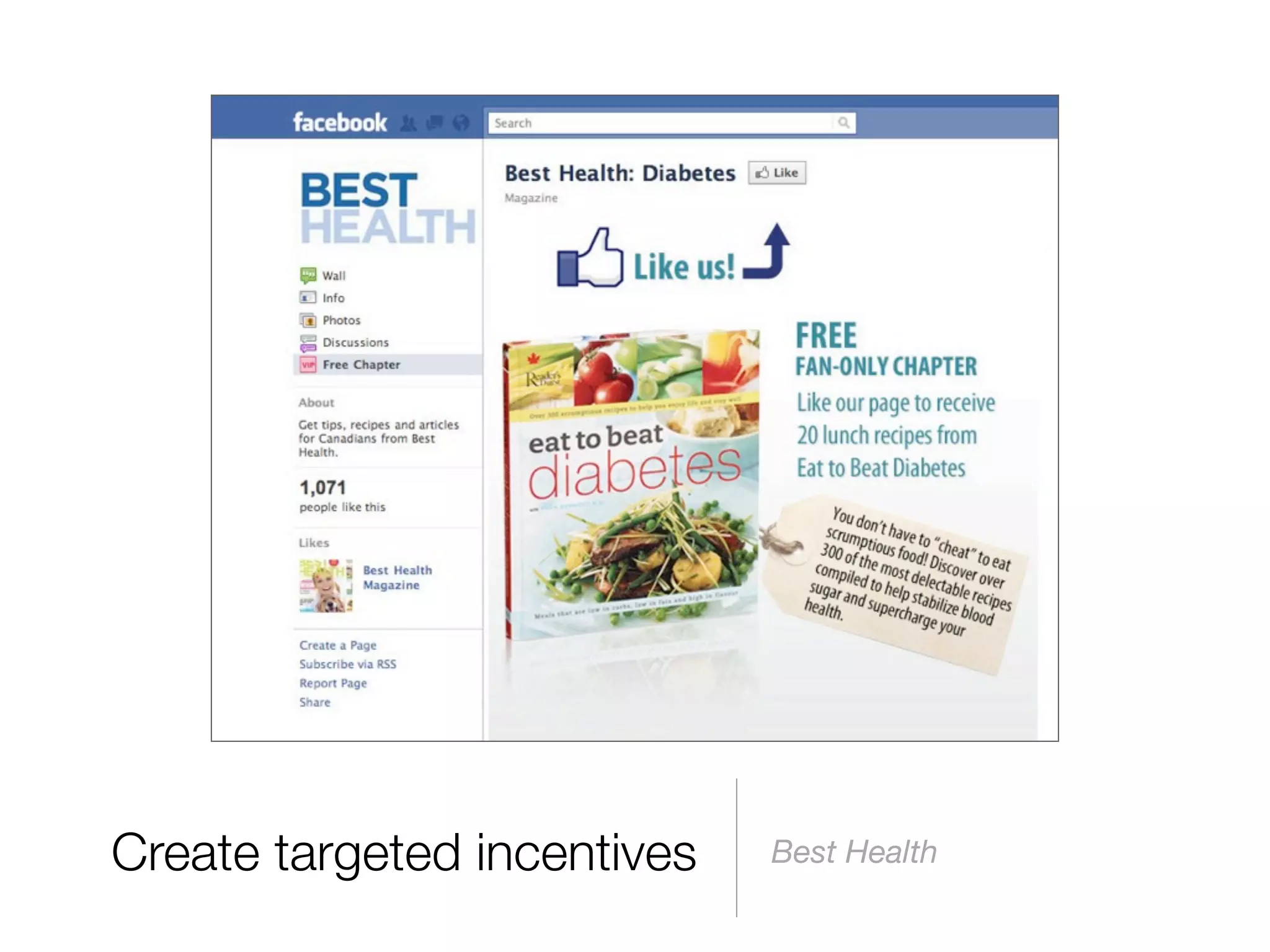 Create targeted incentives   Best Health
 