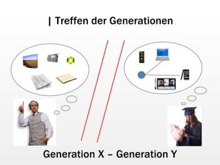 | Treffen der Generationen Generation X – Generation Y 
