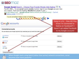 +1s in the SERPsHello Social Proof!These +1 counts only seem to show when a page has 500 or more +1s. More - http://searchengineland.com/confirmed-google-showing-1-counts-to-logged-out-users-82800http:/googleblog.blogspot.com/2010/06/our-new-search-index-caffeine.html