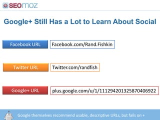 Google crawls deeply to get social data and connections once you add a profile.http:/googleblog.blogspot.com/2010/06/our-new-search-index-caffeine.htmlRead more here http://www.seomoz.org/blog/social-annotations-in-search-now-your-social-network-rankings  and see your socially connected data via http://www.google.com/s2/search/social?hl=en#socialcontent