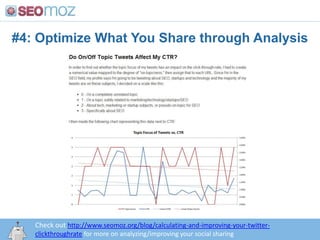 #2: Find Influencers w/ FollowerWonkhttp:/googleblog.blogspot.com/2010/06/our-new-search-index-caffeine.htmlFinding influencers via http://www.followerwonk.com is awesomely easy.