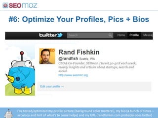 #3: Solicit Contributions to Build ContentRae’s interview featured expert-sourced questions AND answers, meaning she had only to curate: http://www.sugarrae.com/link-development/link-building-interview/http:/googleblog.blogspot.com/2010/06/our-new-search-index-caffeine.html