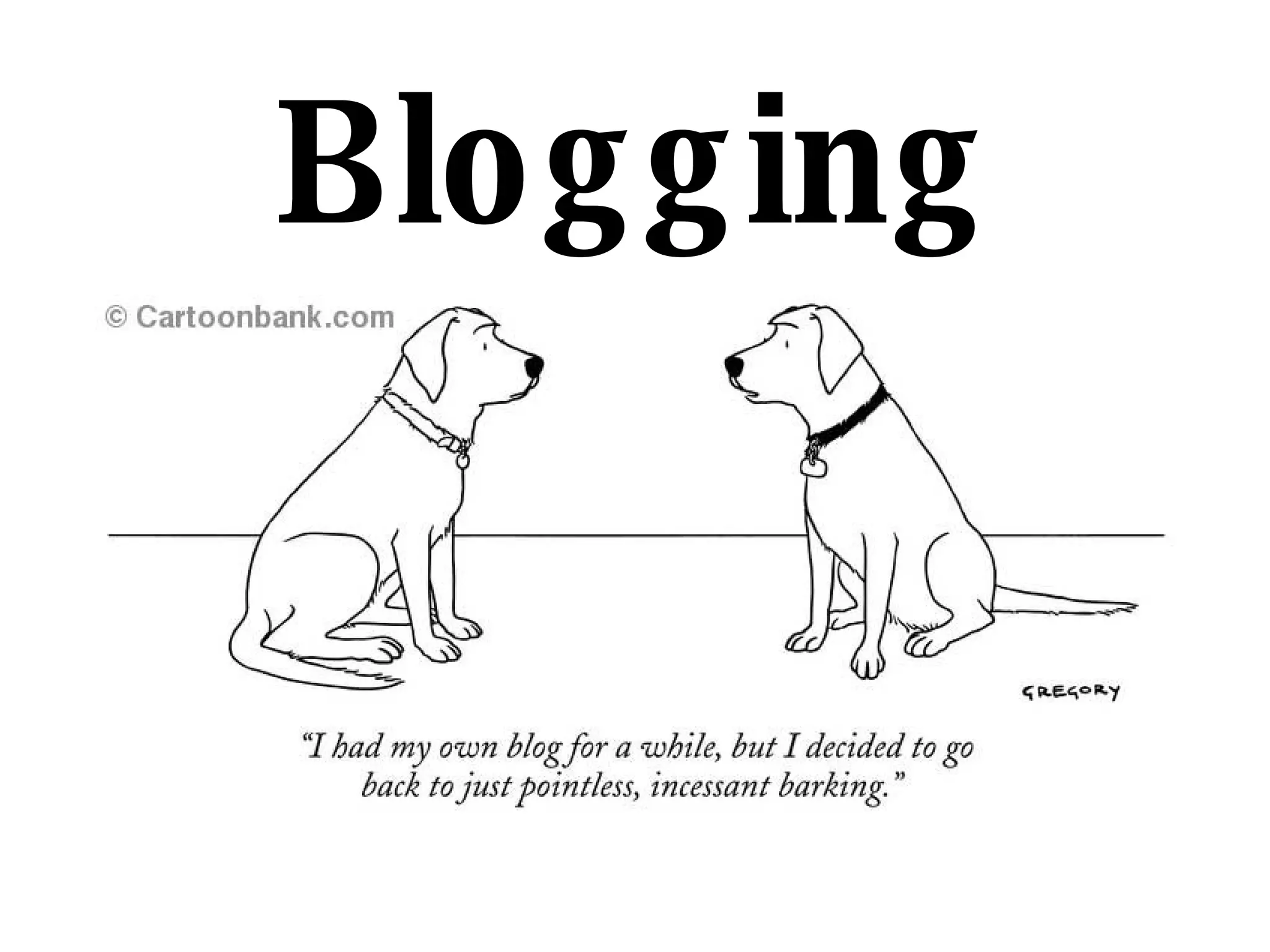 Blogging 
