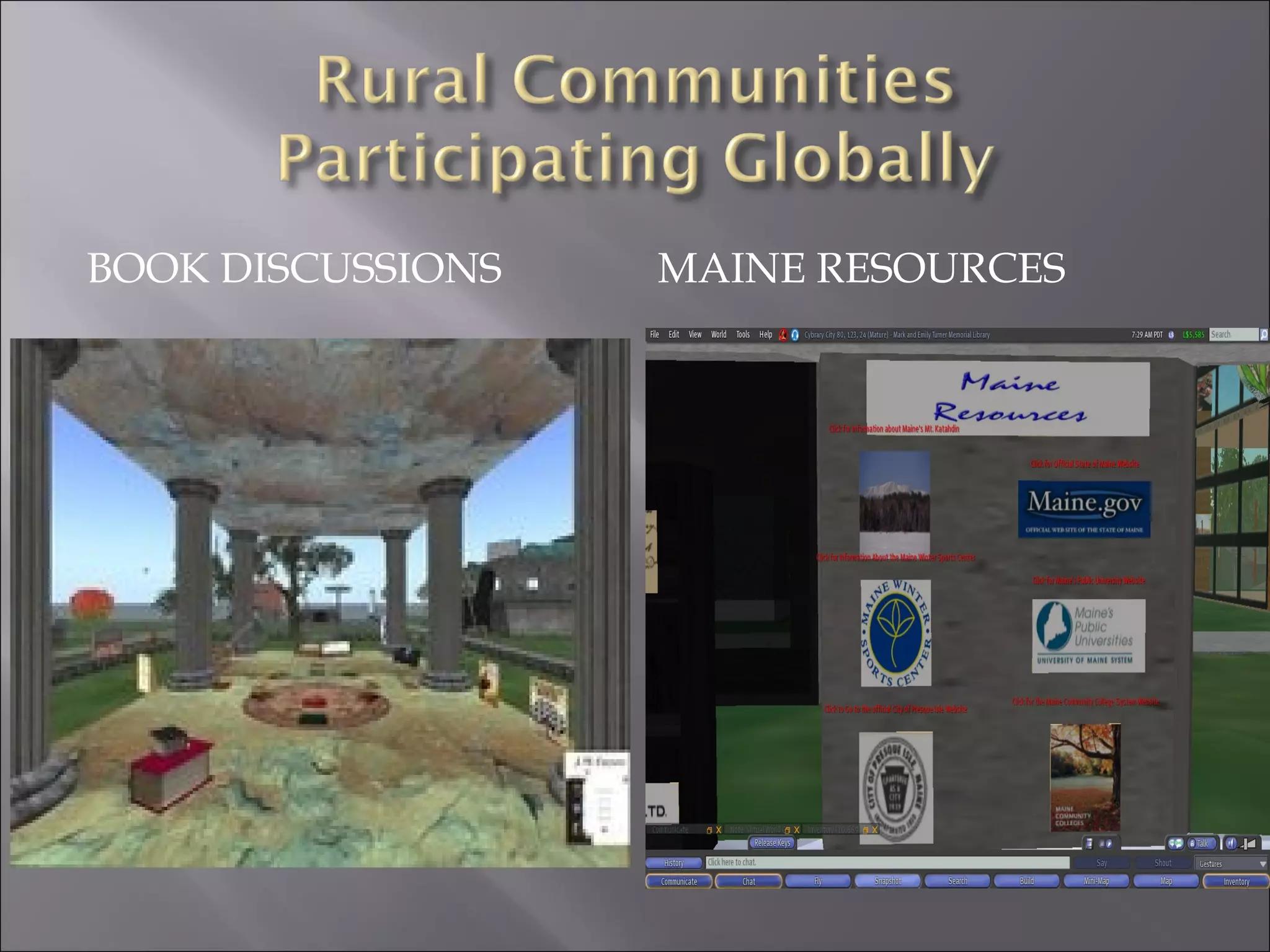 BOOK DISCUSSIONS MAINE RESOURCES  