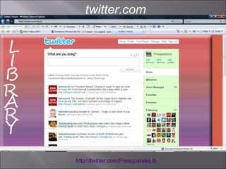 http://twitter.com/PresqueIsleLib   twitter.com 