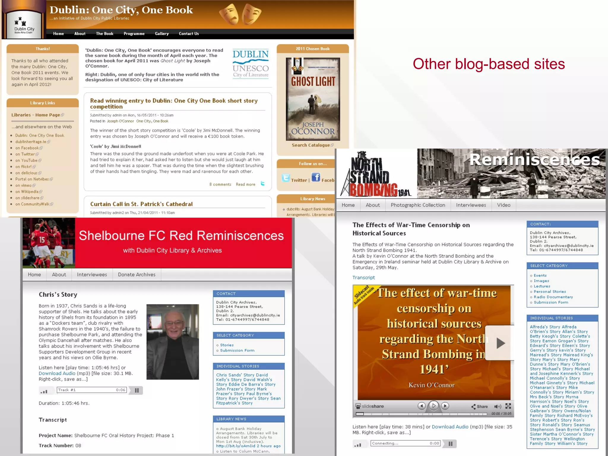 Other blog-based sites
 