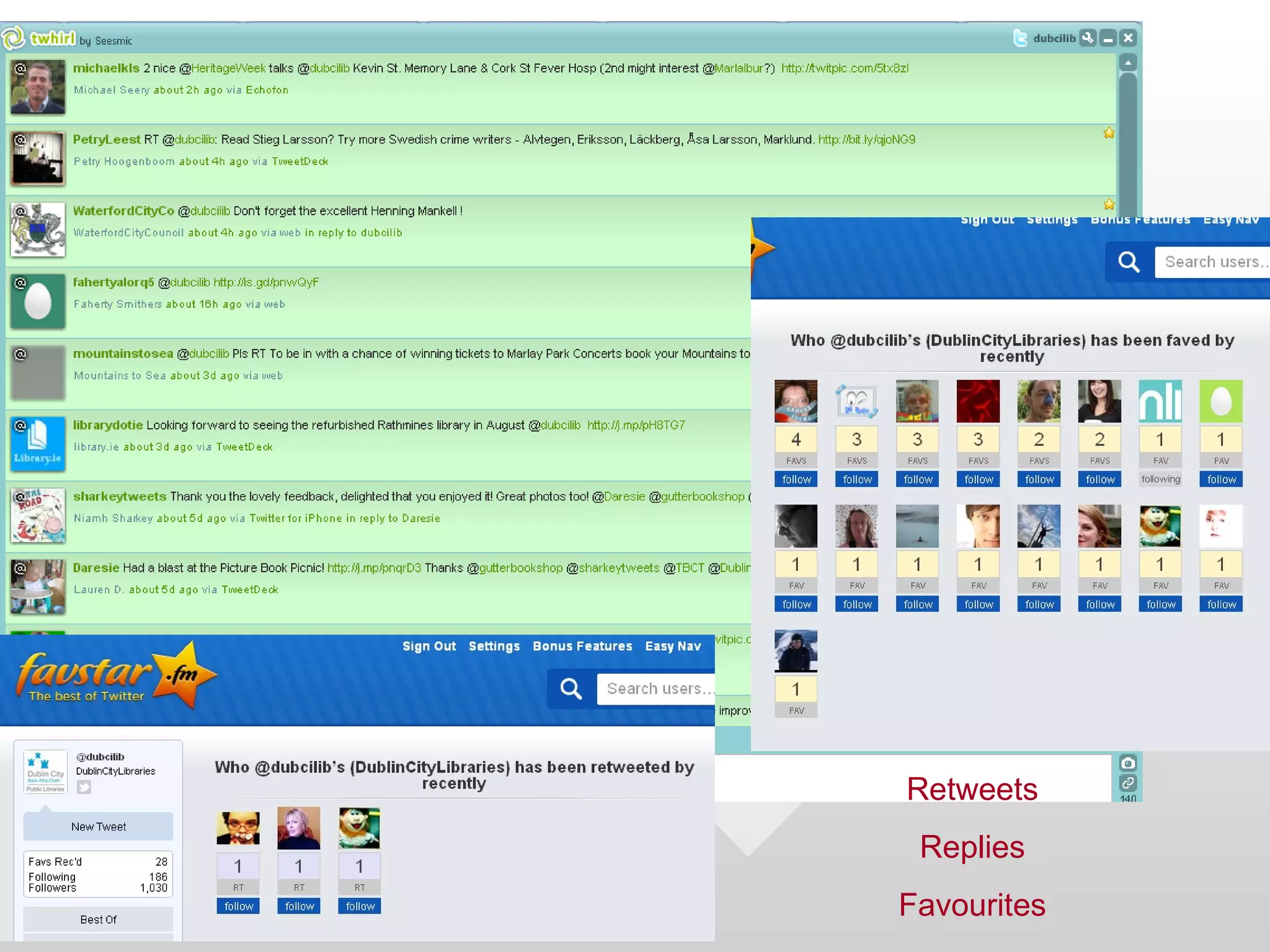 Retweets
 Replies
Favourites
 