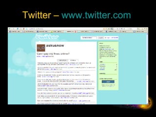 Twitter –  www.twitter.com   