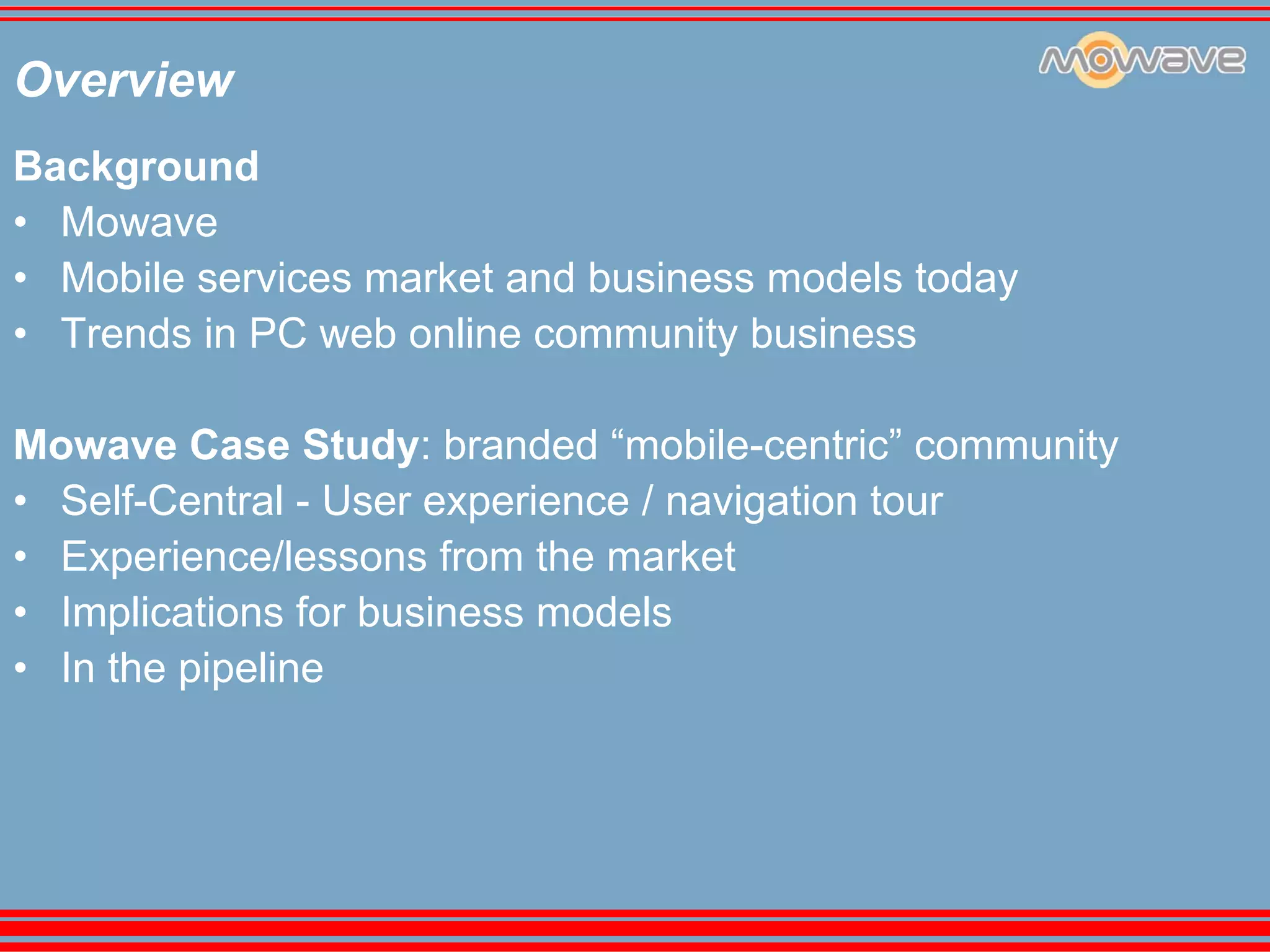 Social Networking Mowave Mobile Monday Amsterdam