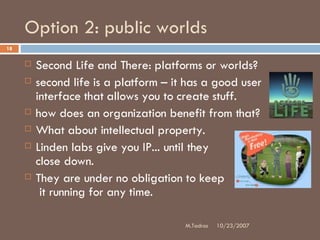 Social Life - Virtual Worlds Land!