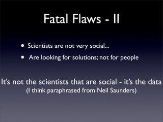 Social Networks For Scientists