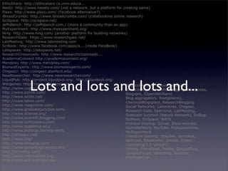 Social Networks For Scientists