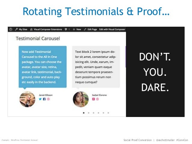 Social Proof Conversion Optimization Secrets Slide 85
