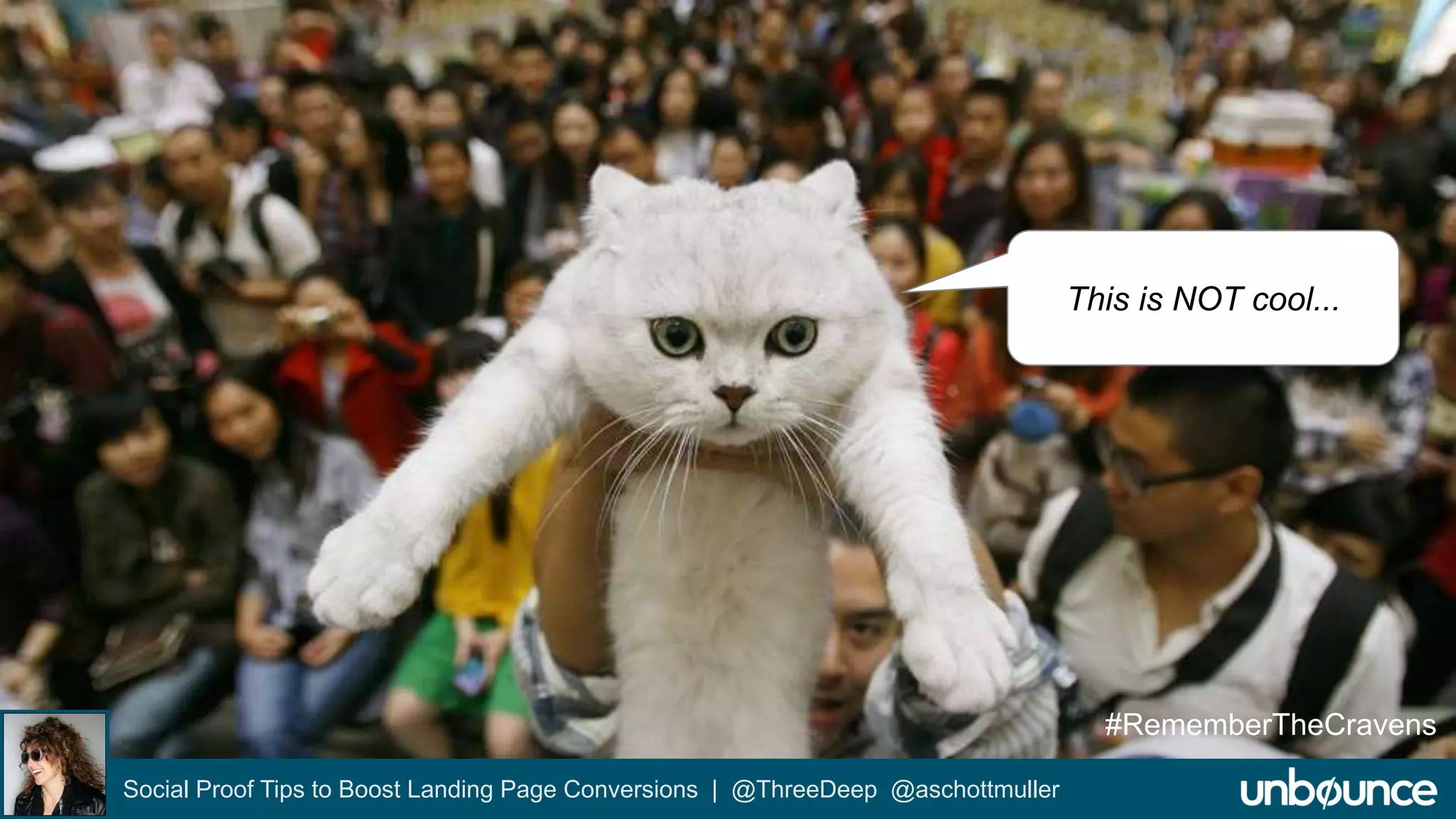 Social Proof Tips to Boost Landing Page Conversions | @ThreeDeep @aschottmuller 
This is NOT cool... 
#RememberTheCravens 
 
