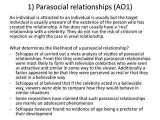 Social psychological explanations for the attraction of celebrities | PPTX