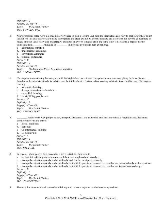 Social Psychology 8th Edition Aronson Test Bank
