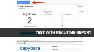 TEST WITH REAL-TIME REPORT
 